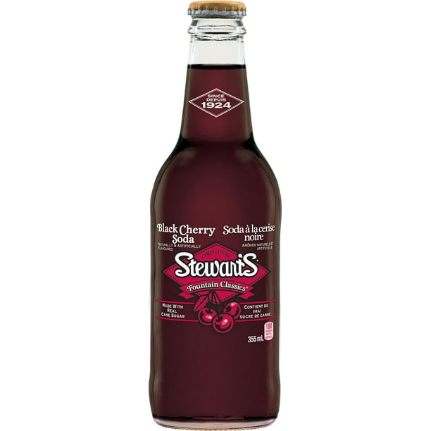 Stewart's Black Cherry Soda 355ml