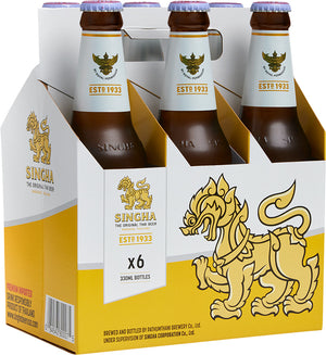 Singha Thai Lager 6 Bottles