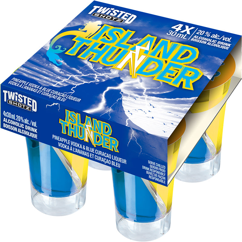 Twisted Shotz Island Thunder 4 Pack