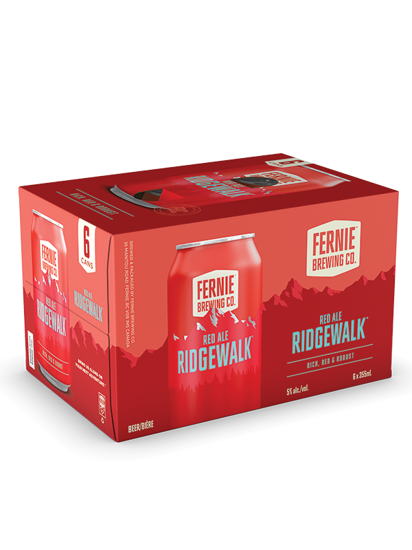 Fernie Ridgewalk Red Ale 6 Cans