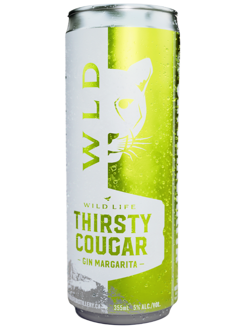 Wild Life Distillery Thirsty Cougar Gin Margarita 4 Cans