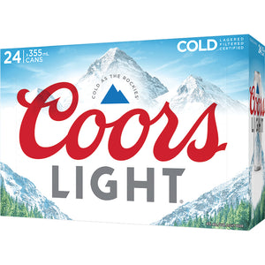 Coors Light 24 Cans