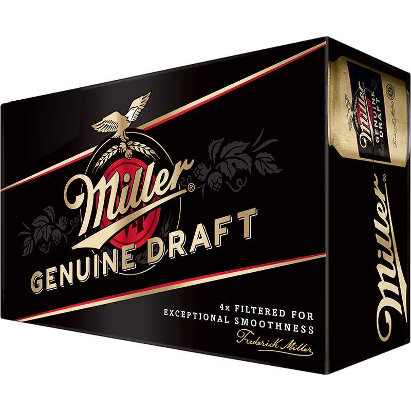 Miller Genuine Draft 24 Cans