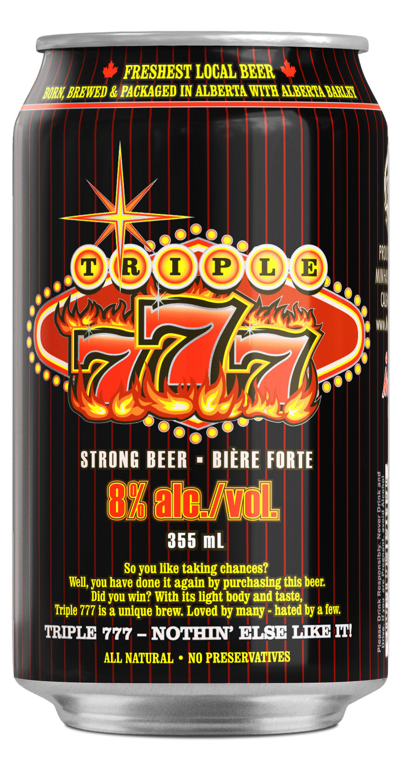 Triple 777 Strong Beer 6 Cans