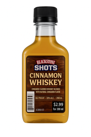 Blackstone Shots Cinnamon Whiskey 200ml