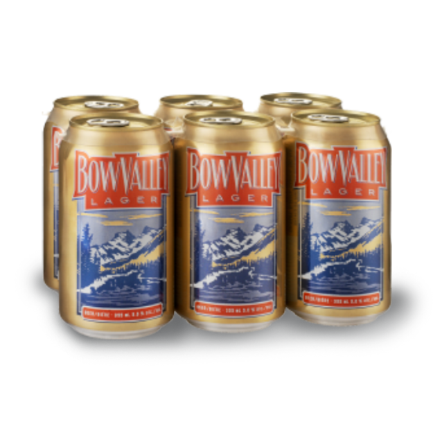 Bow Valley Lager 6 Cans