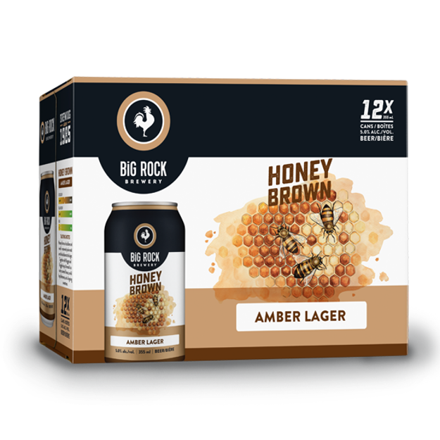 Big Rock Honey Brown 12x355mL
