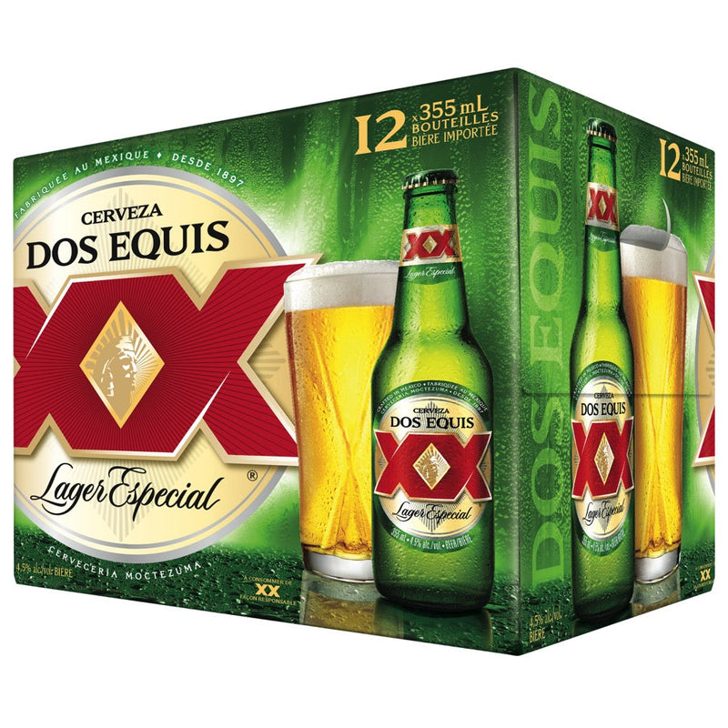 Dos Equis Lager 12 Bottles