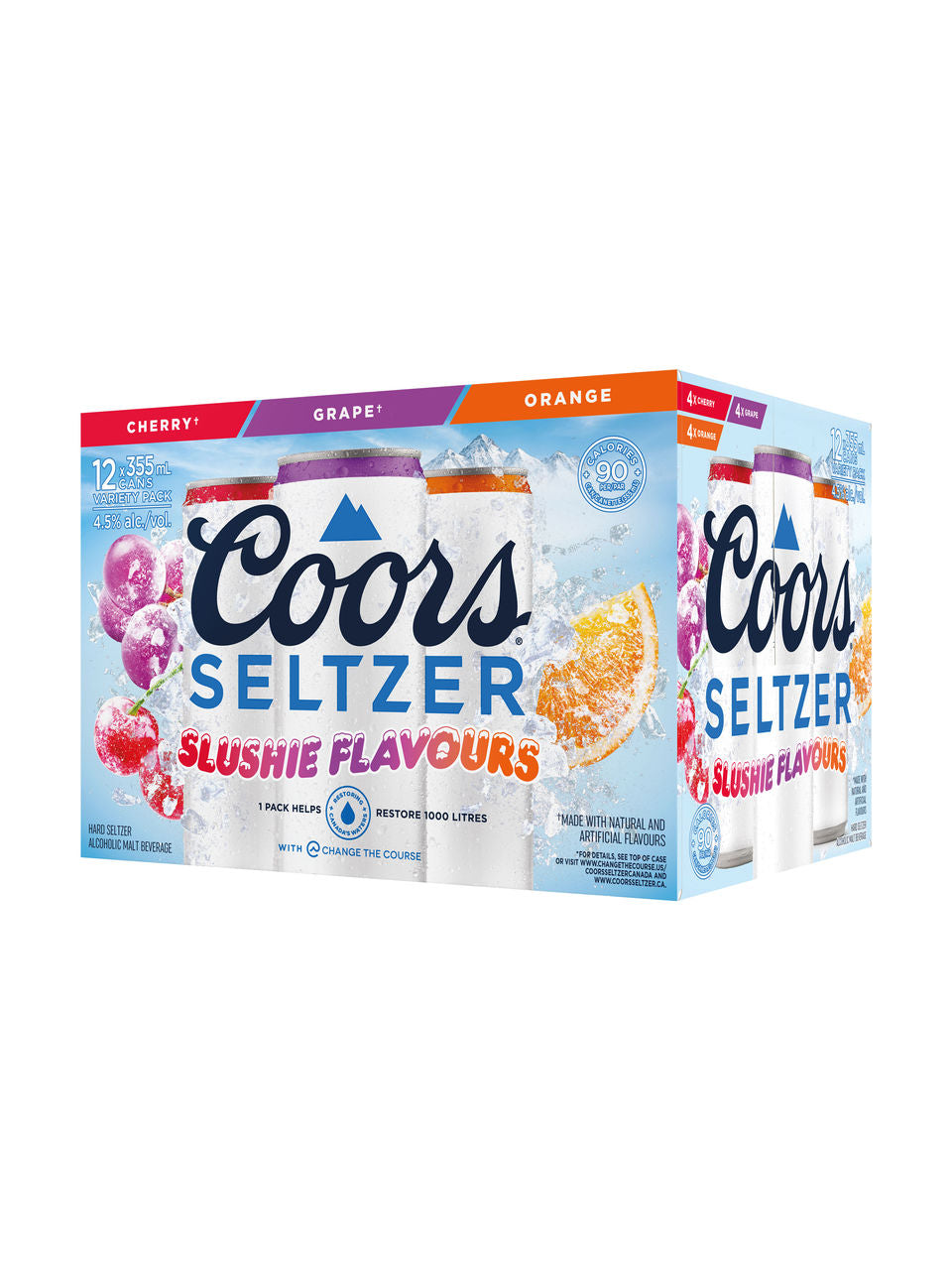 Coors Seltzer Slushie Mixer Pack 12x355mL
