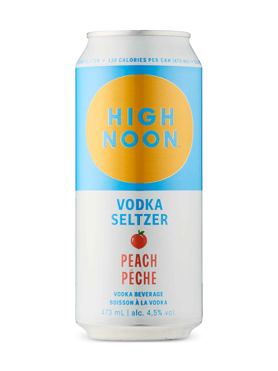 High Noon Peach 473mL