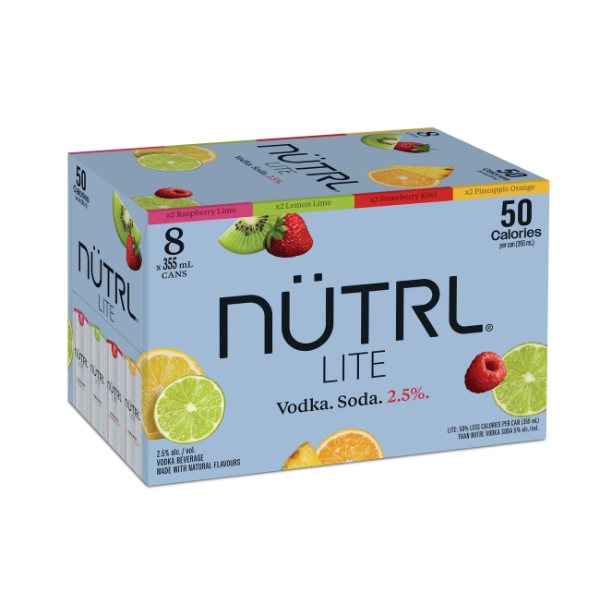 Nutrl Lite Mixer 8 Cans