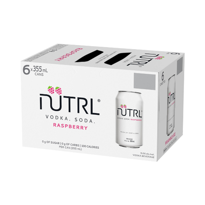 Nutrl Vodka Soda Raspberry 6 Cans
