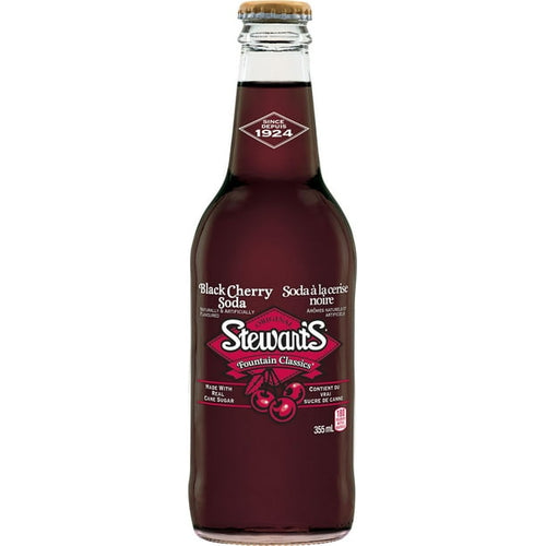 Stewart's Black Cherry Soda 355ml