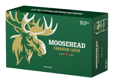 Moosehead Lager 15 Cans