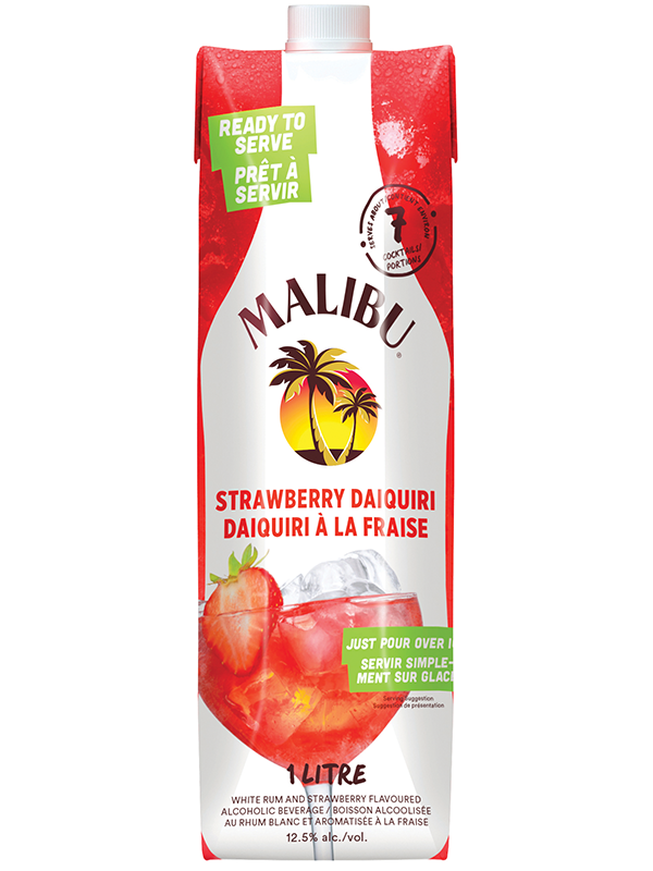 Malibu Strawberry Daiquiri Ready To Serve 1000ml