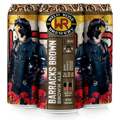 Wild Rose Barrack's Brown Ale 4 Cans