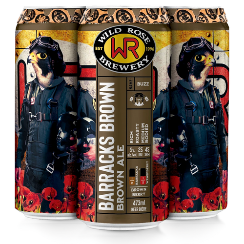 Wild Rose Barrack's Brown Ale 4 Cans
