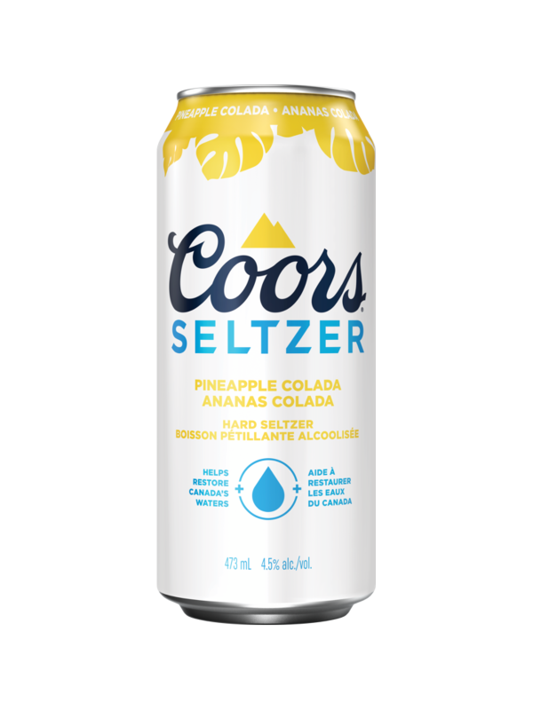 Coors Seltzer Pineapple Colada 473mL
