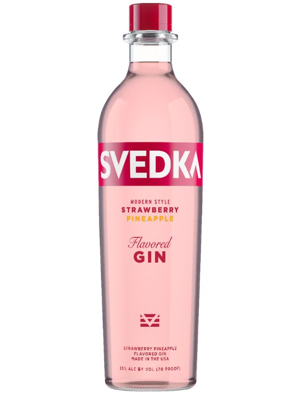 Svedka Flavored Gin Strawberry Pineapple 750ml