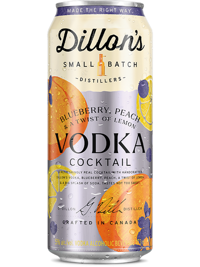 Dillon'S Vodka Blueberry Peach Lemon 473ml