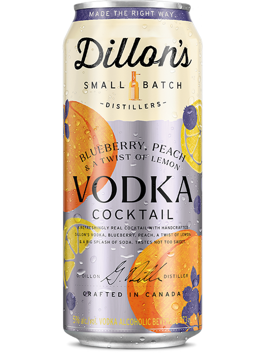 Dillon'S Vodka Blueberry Peach Lemon 473ml