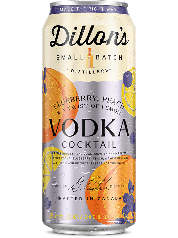 Dillon'S Vodka Blueberry Peach Lemon 473ml
