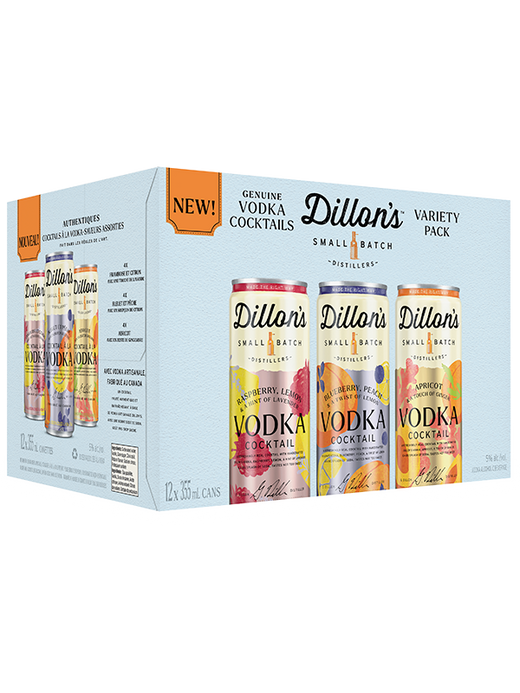Dillon'S Vodka Cocktails Variety Pack 12 Cans