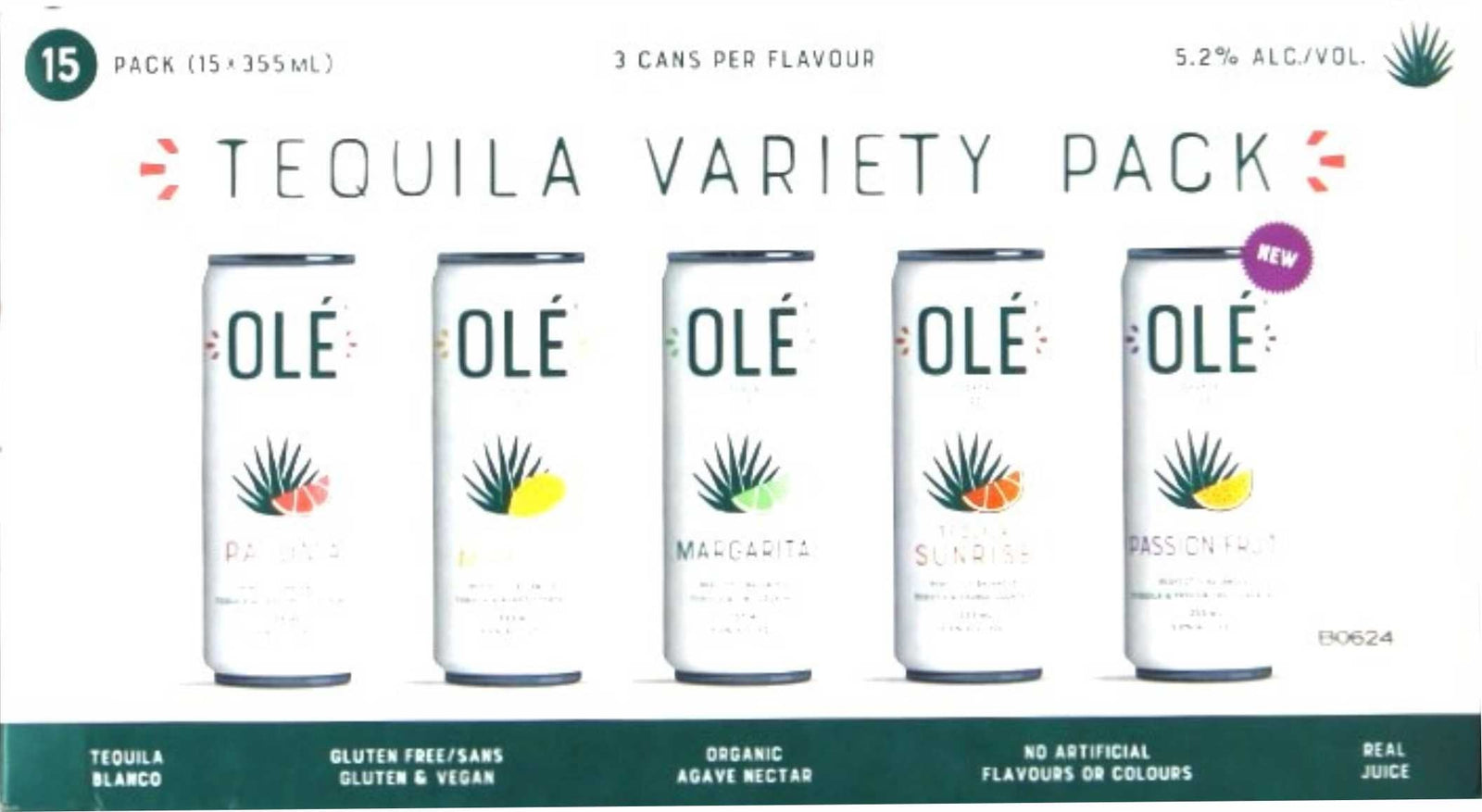 Ole 15 Can Variety Pack 15x355mL
