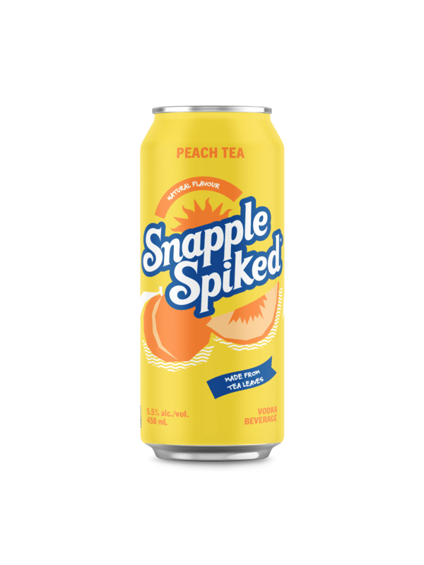 Snapple Spiked Tea Peach 458mL