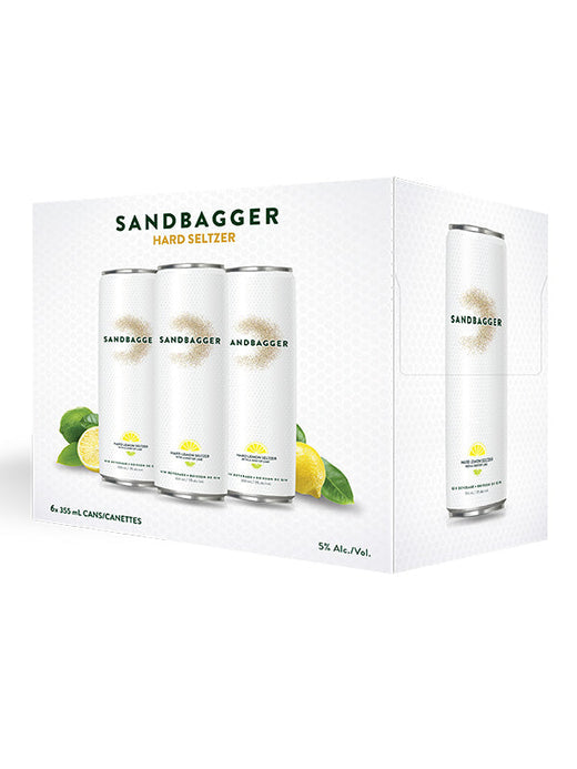 Sandbagger Hard Seltzer Lemon Lime 6x355mL