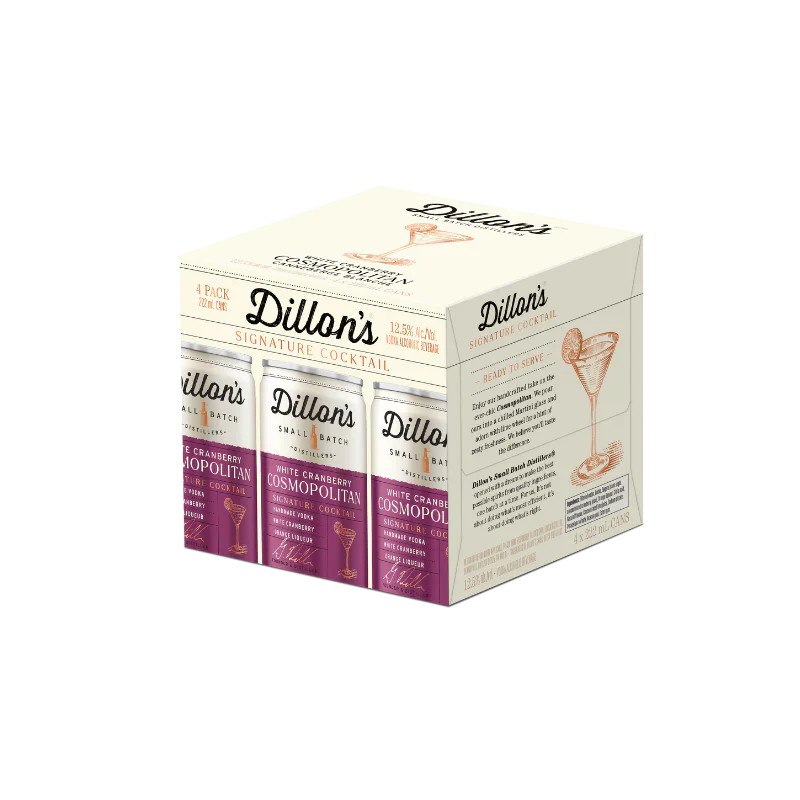 Dillon'S White Cranberry Cosmo 4x222mL