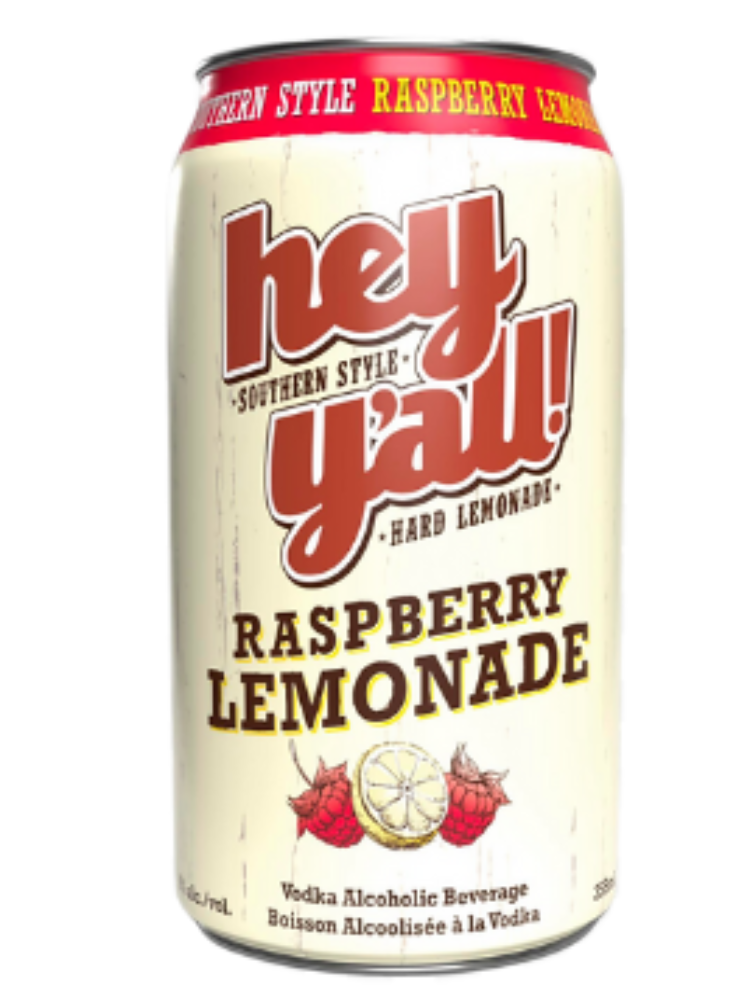 Hey Y'All Raspberry Lemonade 6x355ml