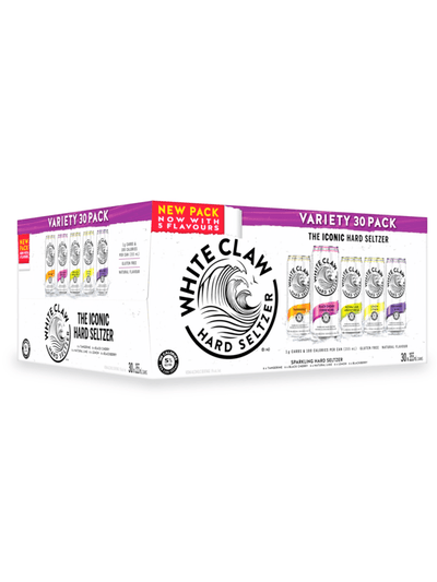 White Claw Variety Pack  30 Cans