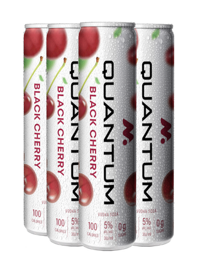 Metas Quantam Seltzer Black Cherry 4 Cans