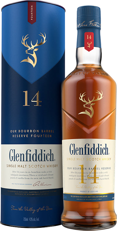 Glenfiddich 14 Year Old Bourbon Barrel 750ml