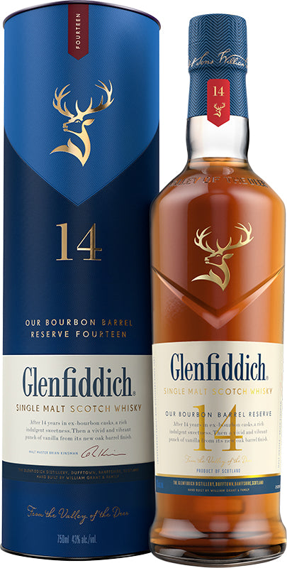 Glenfiddich 14 Year Old Bourbon Barrel 750ml