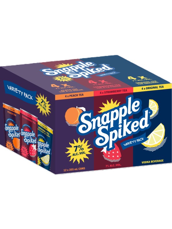 Snapple Spiked 7% Variety 12 Cans