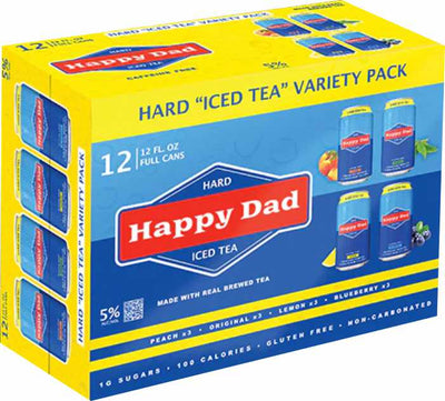 Happy Dad Hard Iced Tea Variety Pack 12 Cans