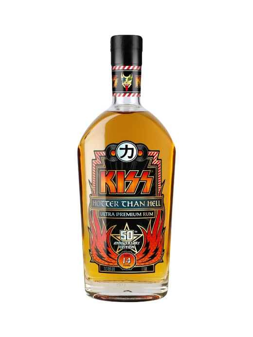 Kiss Hotter Than Hell Ultra Premium Rum 700mL