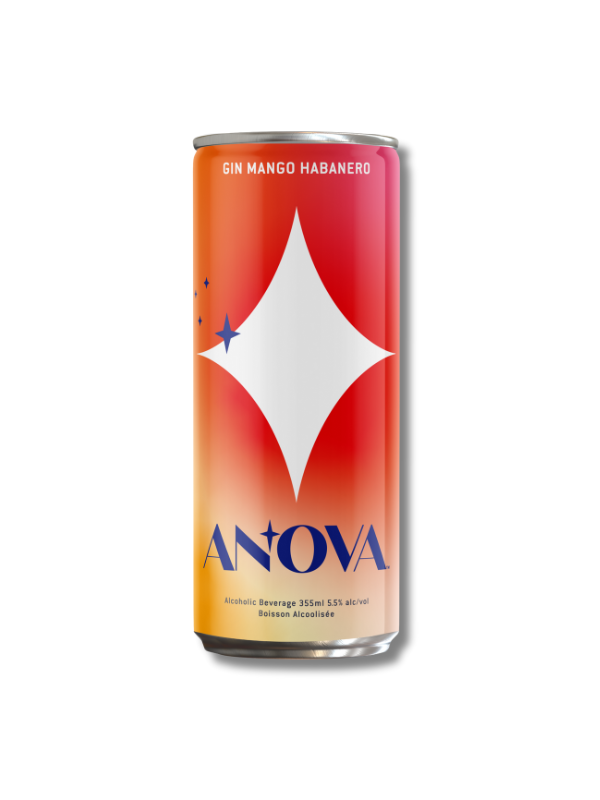 Anova Gin Mango Habanero 4x355ml