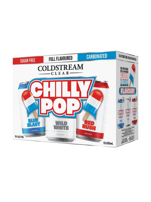 Coldstream Clear Chilly Pop Variety 12x355mL