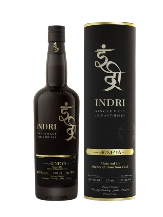 Indri Agneya Single Malt Indian Whisky 750ml
