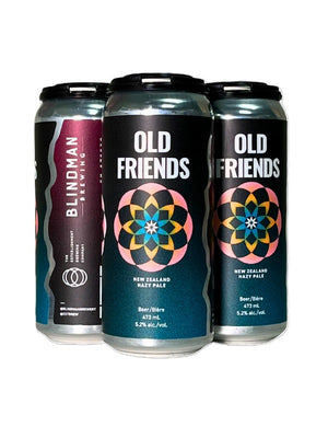 Blindman Old Friends New Zealand Hazy Pale Ale 4 Cans