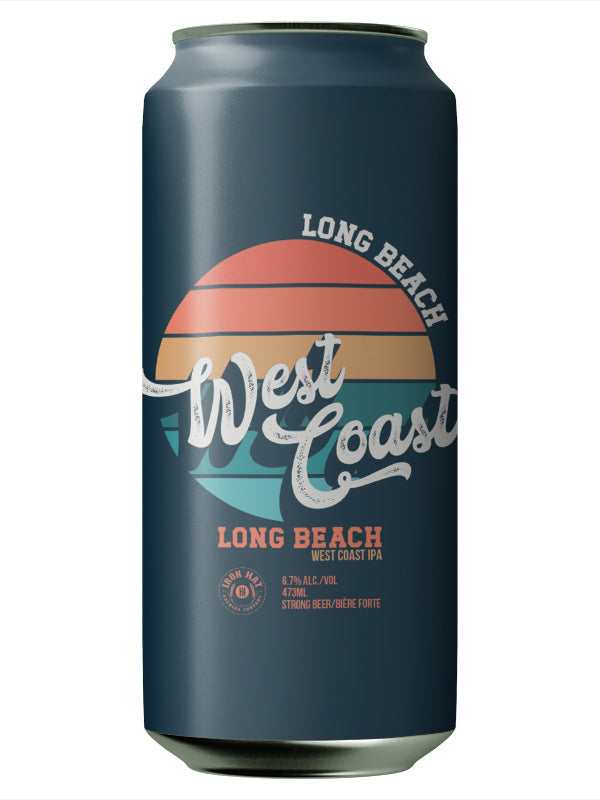 Iron Hat Long Beach West Coast Ipa 4x473mL