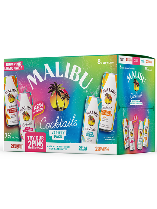 Malibu Cocktails Variety Pack 8 Cans