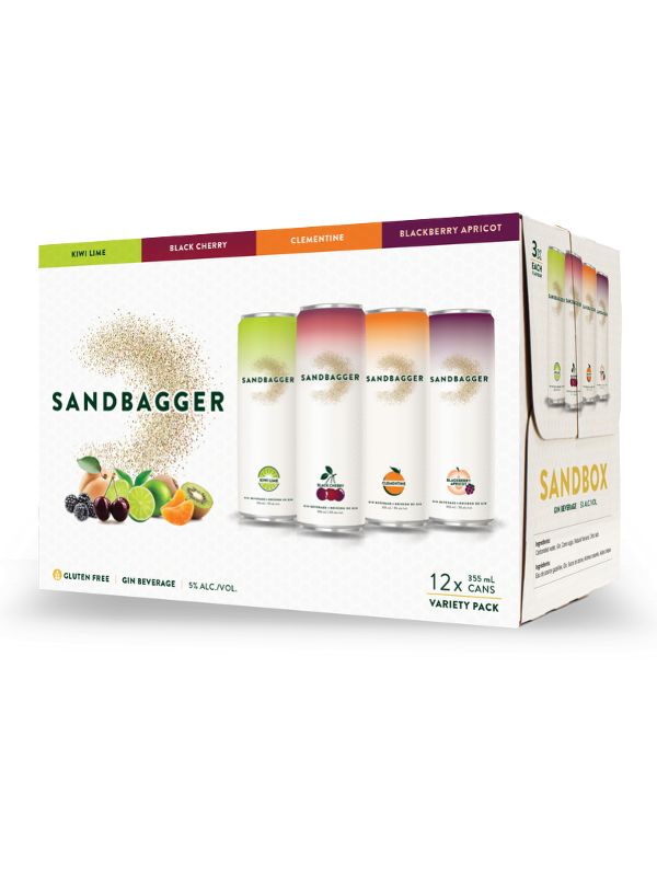 Sandbagger Sandbox Gin Variety Pack 12 Cans