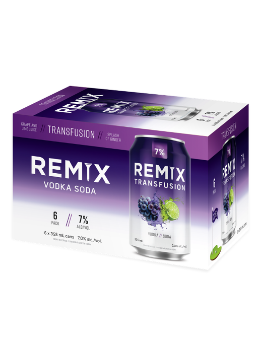 Remix Vodka Transfusion 7% 6 Cans