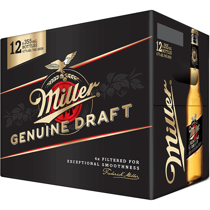 Miller Genuine Draught 12 Bottles