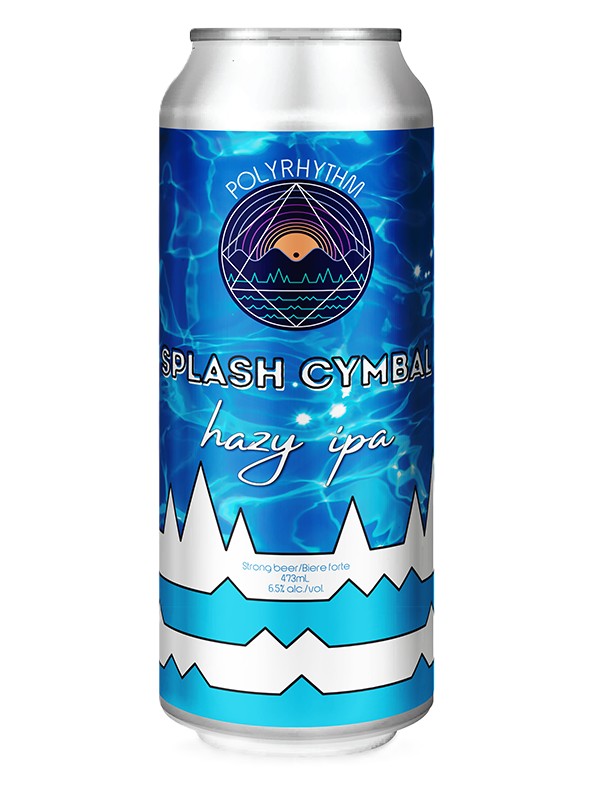 Polyrythym Splash Cymbal Hazy IPA 4 Cans