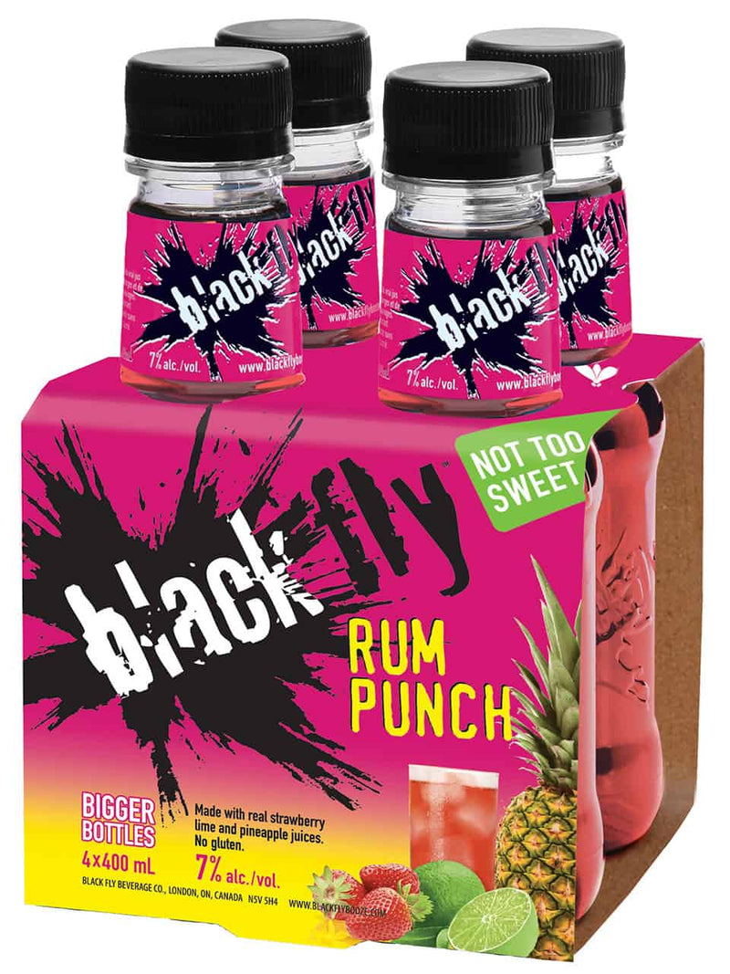 Black Fly Rum Punch 4 Bottle